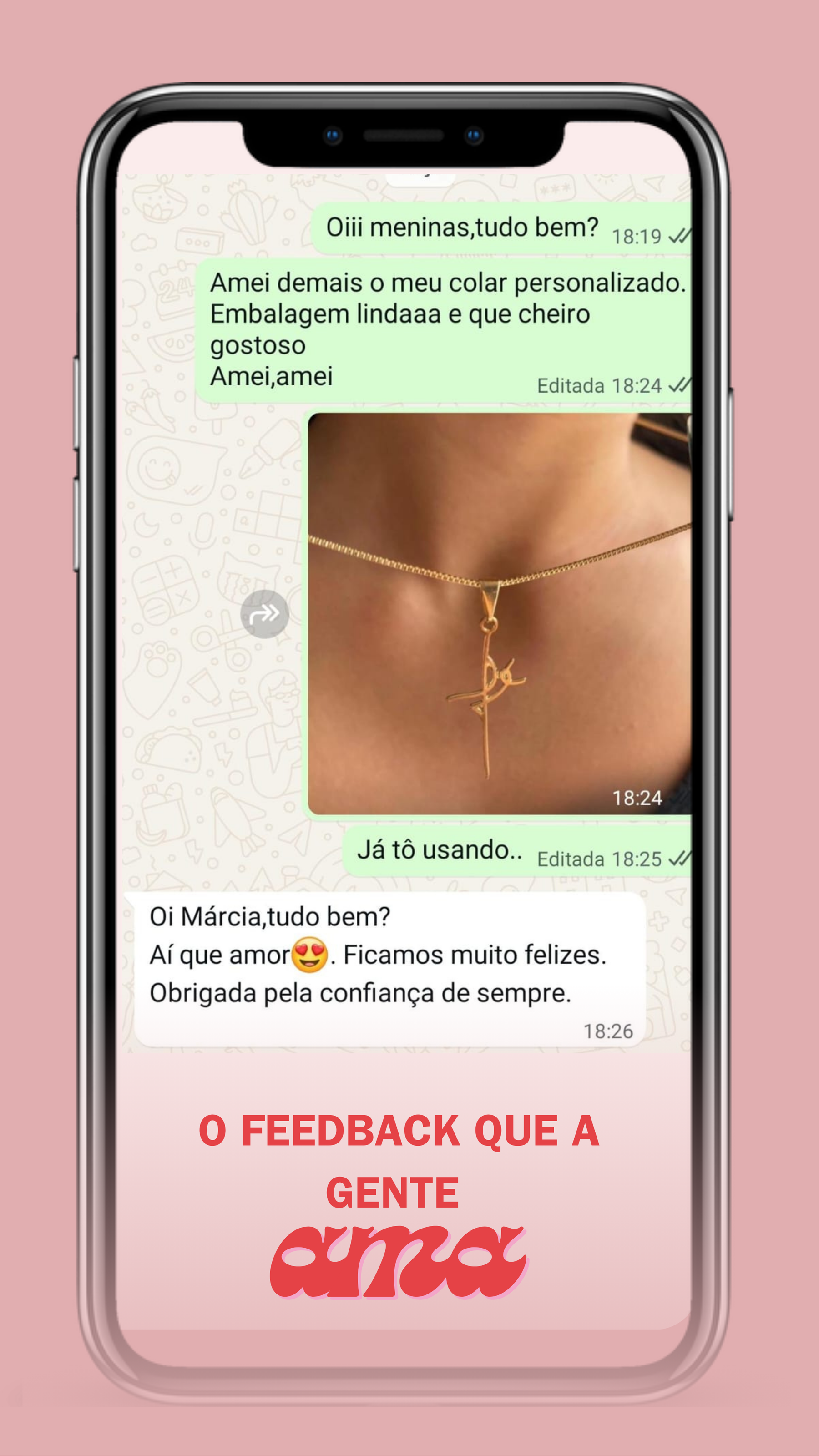 Colar Personalizado com Nome ⭐ Leve o segundo por R$49,99