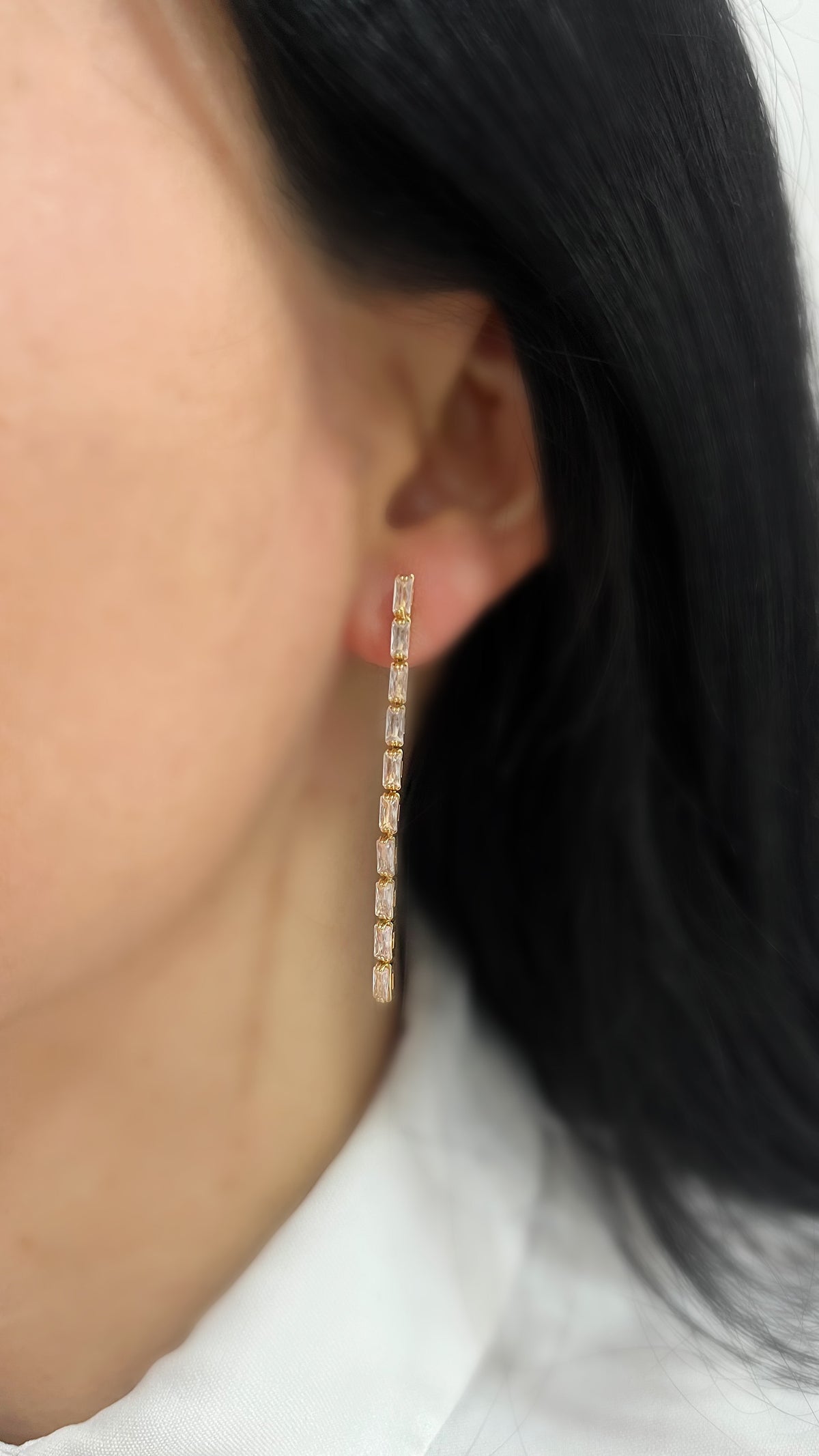 Brinco Cordão de Zircônias