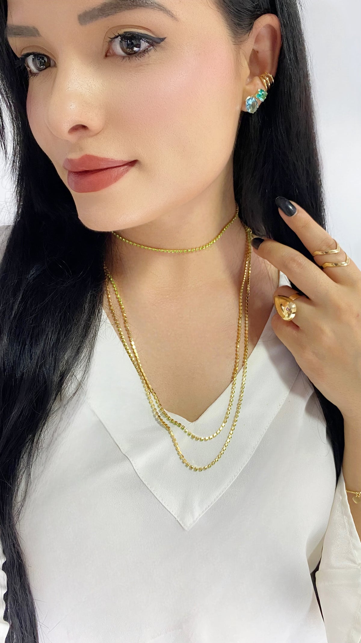 Dupla De Brinco Alquimia Celeste Banhado a Ouro