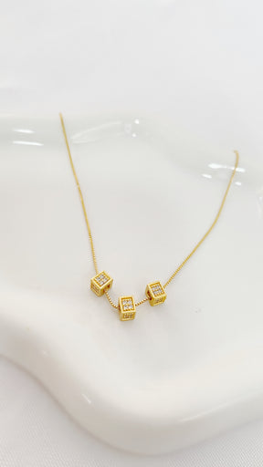 Colar Dados De Cristal