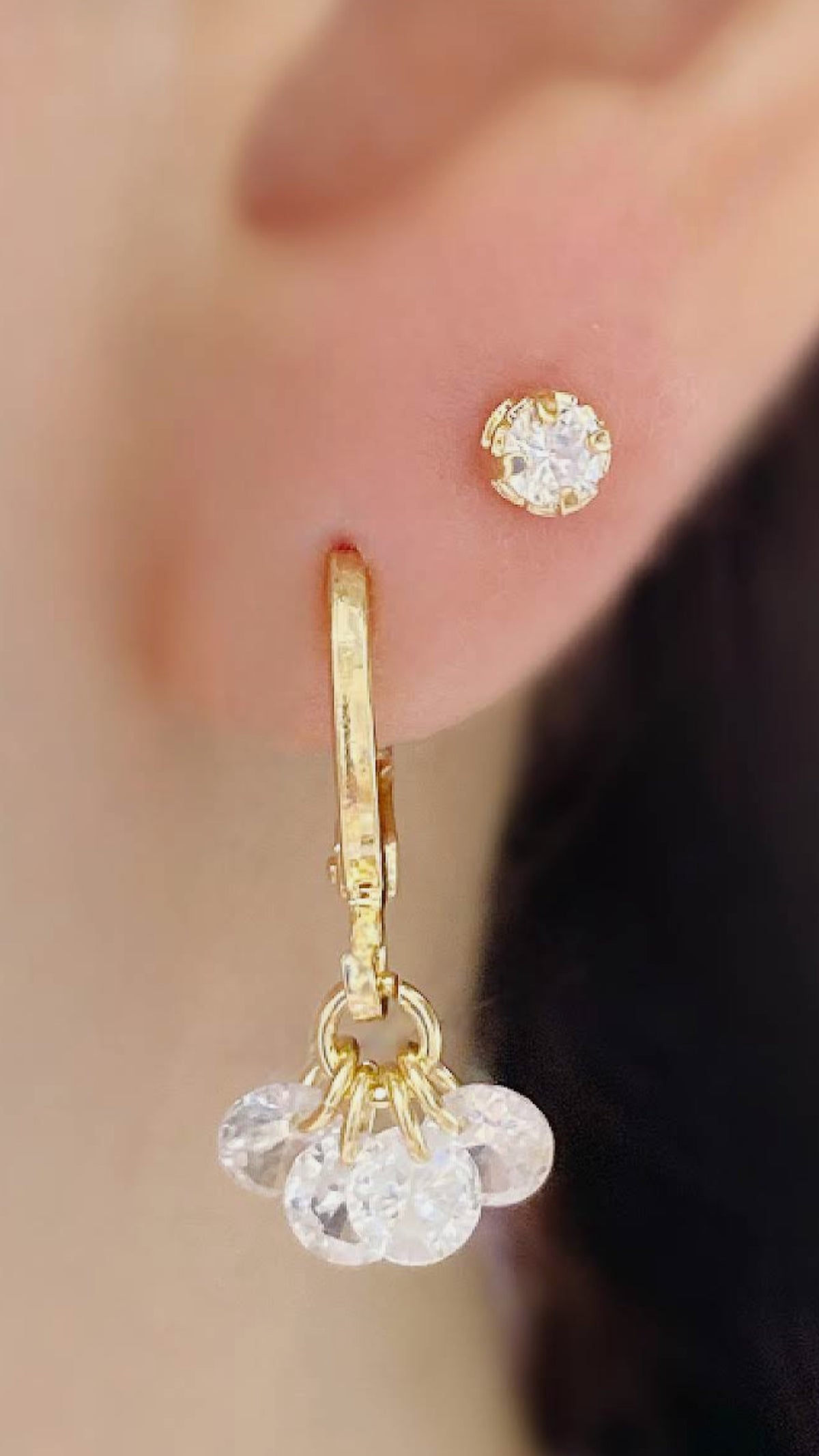 Argolinha Zircônias Pêndulos